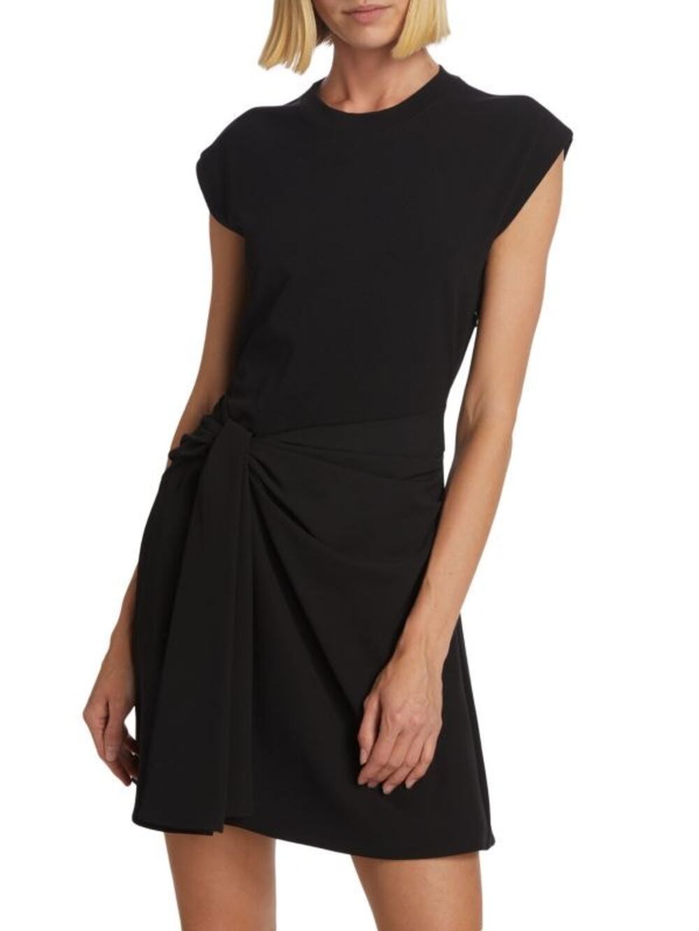 Tanya Taylor Mandy Twist Mini Dress size 0 XS Black